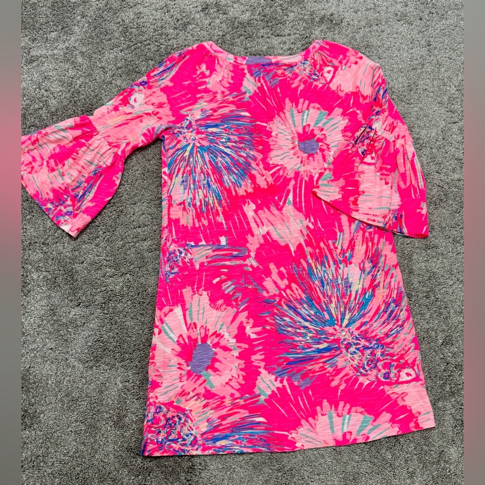 Lilly Pulitzer Tropical Shift Dress-Pink-XS - Picture 5 of 9